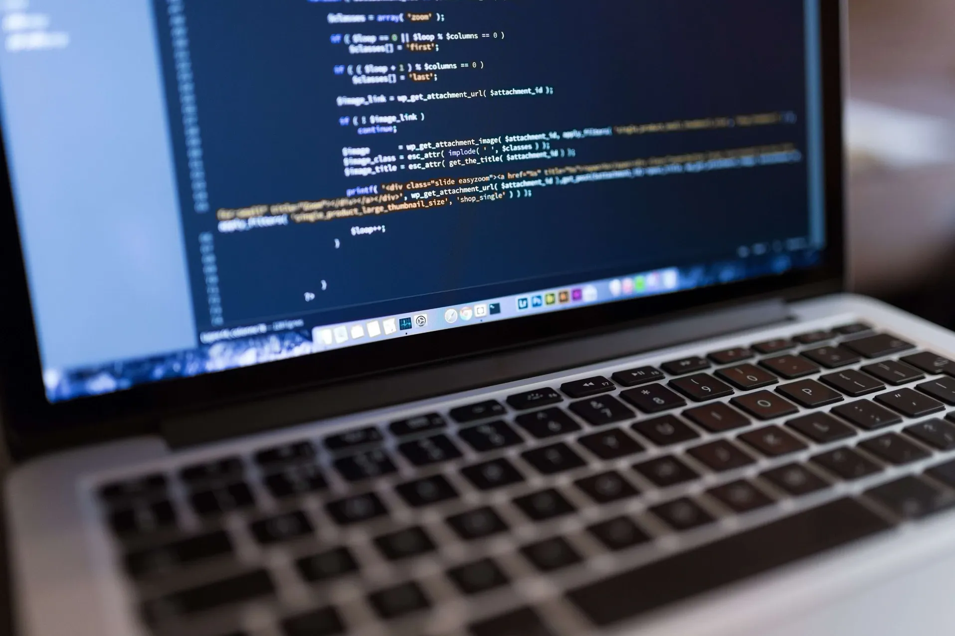 WordPress Gutenberg editor on a laptop