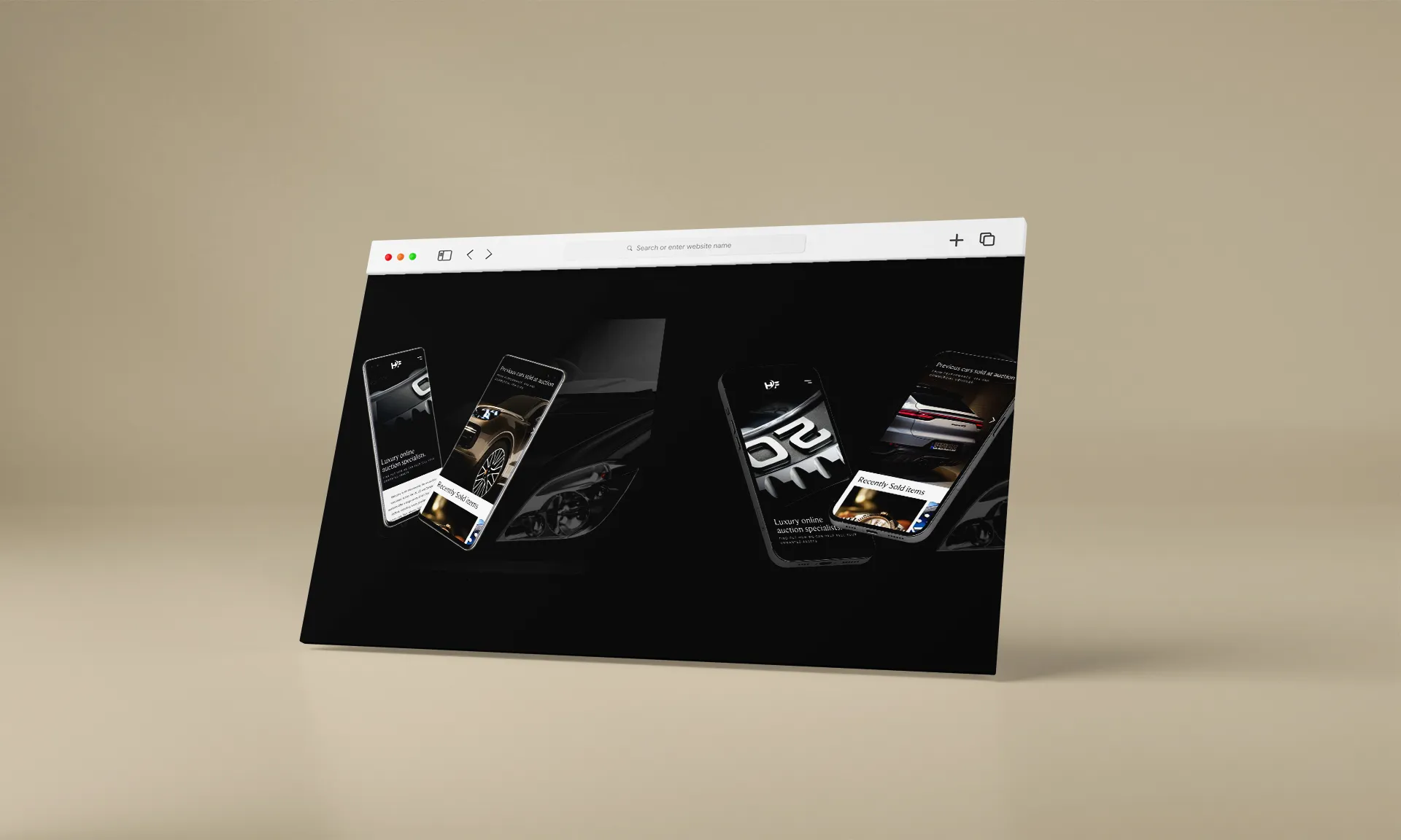 luxury auctions website mobile apps