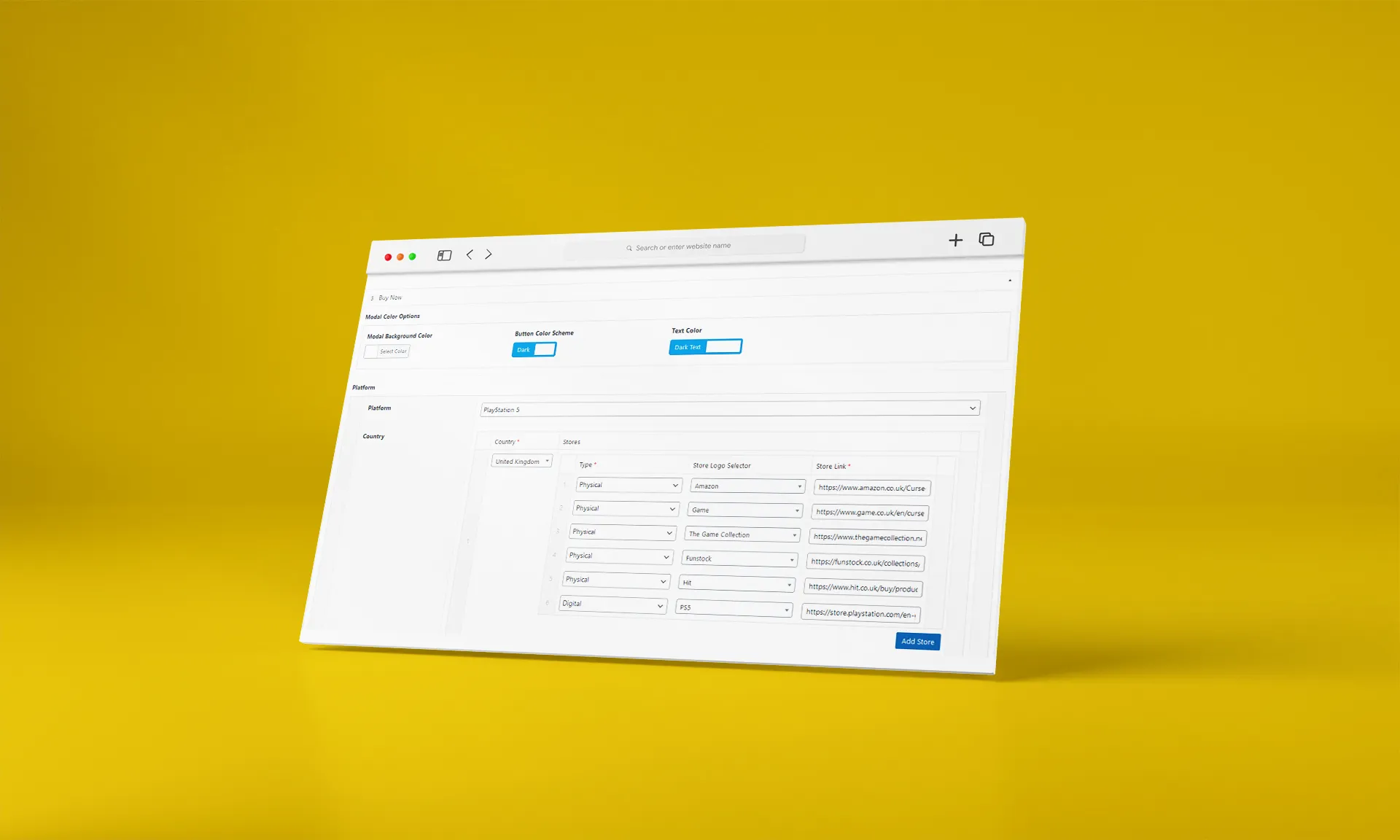 backend example