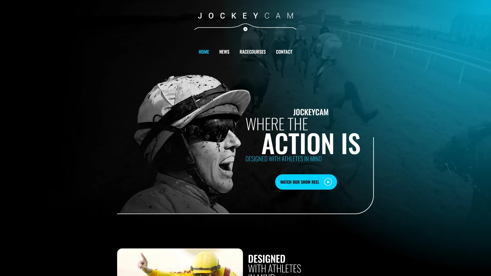 old action cameras retailer homepage