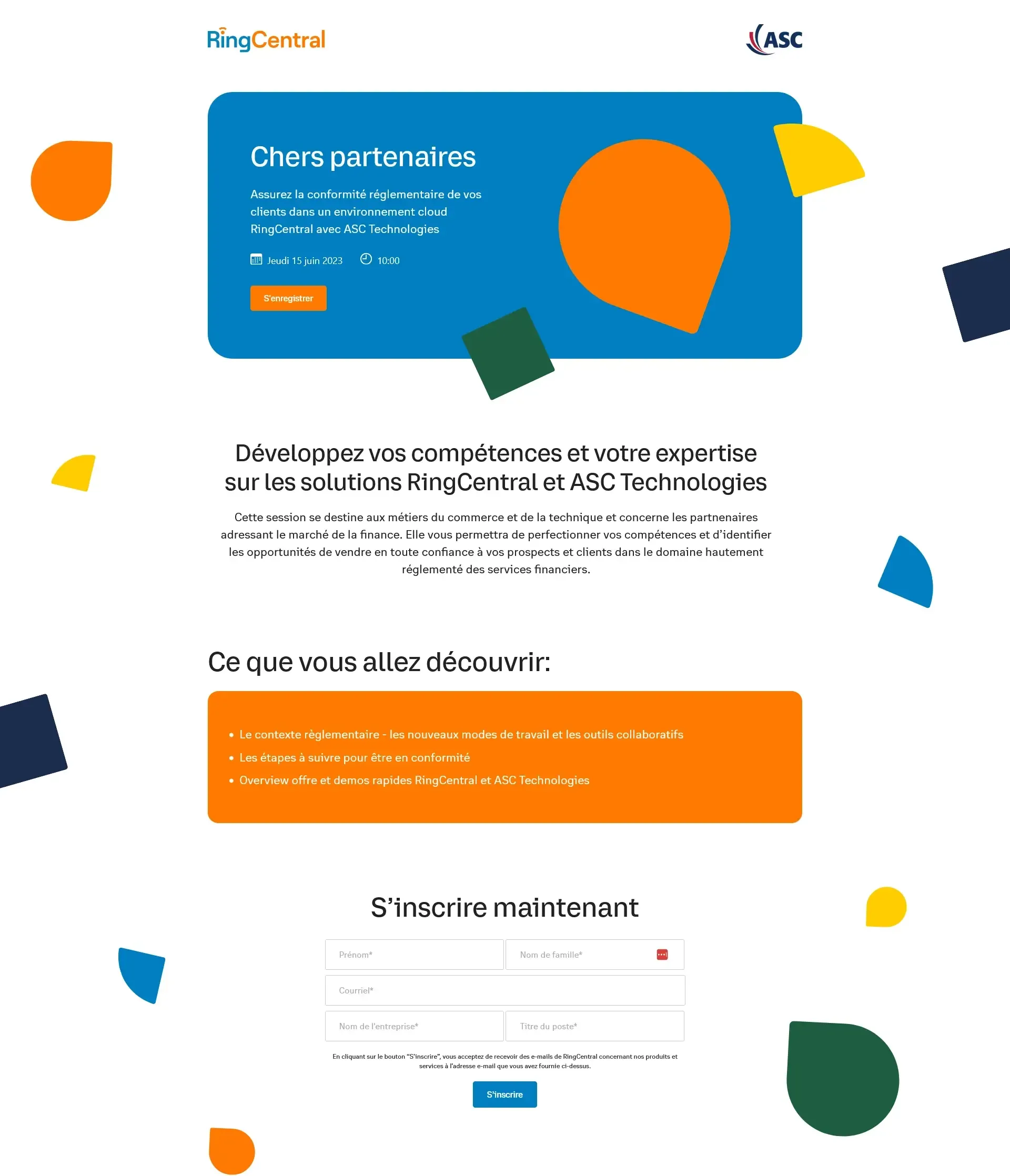 full landing page screenshot