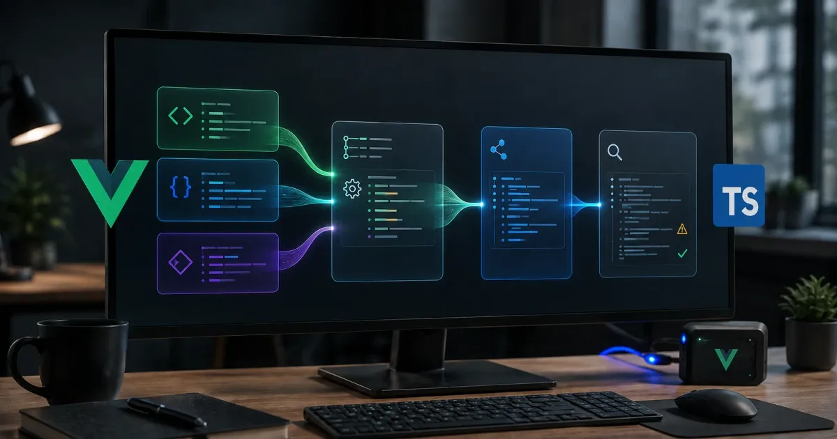Vue Single-File Components passing through framework tooling before TypeScript analysis